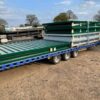 Painted Flat Pack Container -Double Door on 3m side  Green  2m x 3m - Image 2