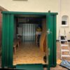 Painted Flat Pack Container -Double Door on 3m side  Green  2m x 3m - Image 3